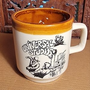 Vintage Universal Studios Western Film Scene Mug
